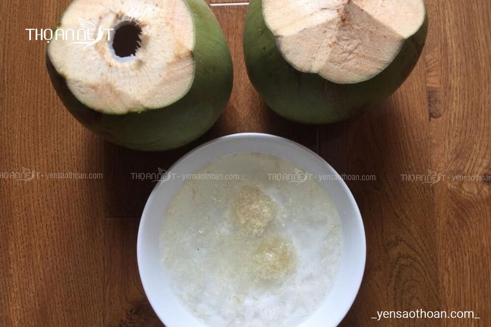 Yến chưng nước dừa tươi là thực phẩm có nguồn gốc tự nhiên tốt cho sức khỏe