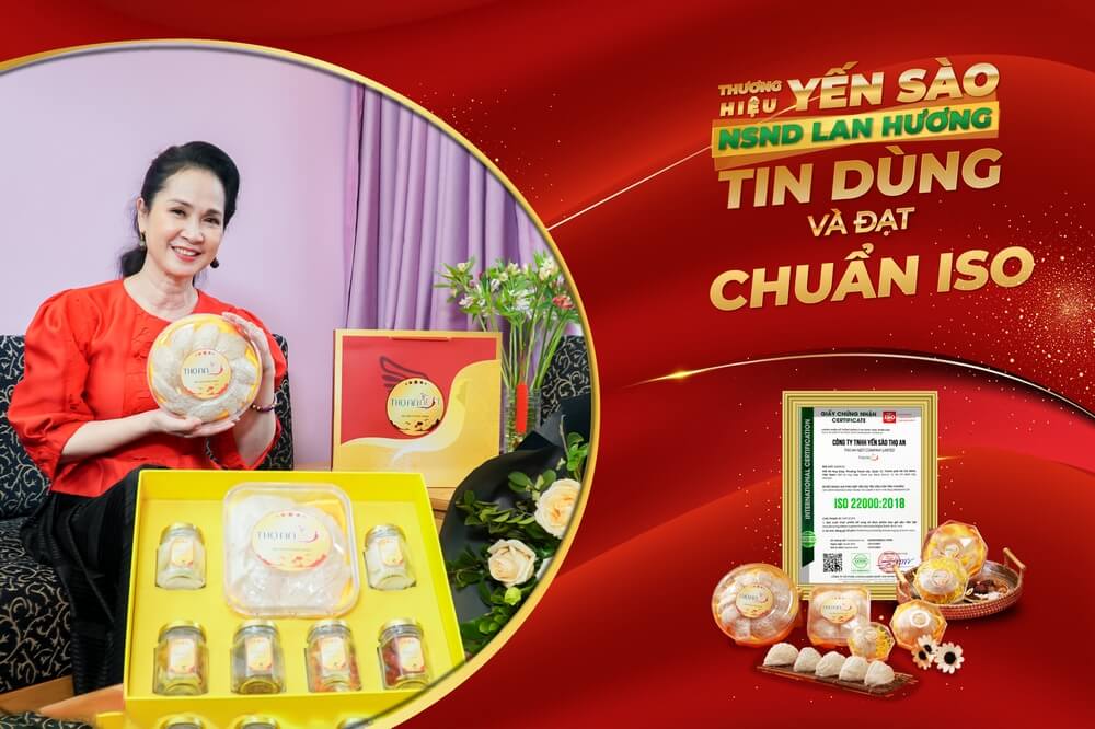 Đặc biệt, Yến Sào Thọ An là thương hiệu yến sào từ thiên nhiên được NSND Lan Hương - “mẹ chồng khét tiếng” của màn ảnh Việt -  tin tưởng và sử dụng.